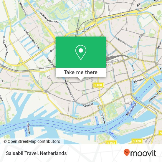 Salsabil Travel, Vierambachtsstraat map