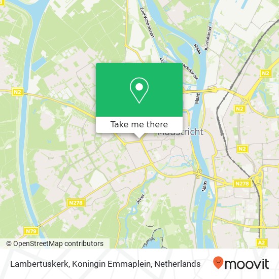 Lambertuskerk, Koningin Emmaplein map