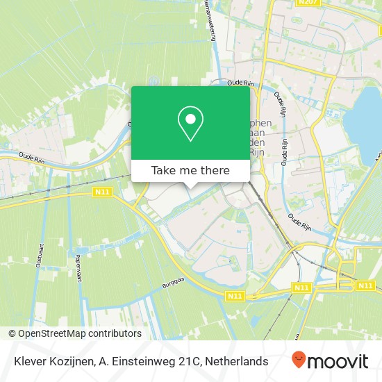 Klever Kozijnen, A. Einsteinweg 21C map