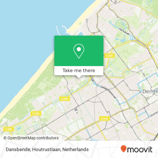 Dansbende, Houtrustlaan map