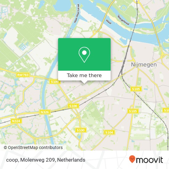 coop, Molenweg 209 map