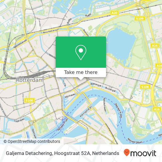 Galjema Detachering, Hoogstraat 52A map