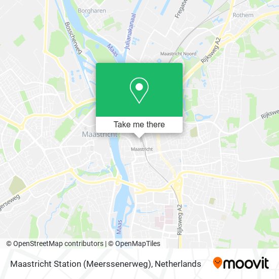 Maastricht Station (Meerssenerweg) map