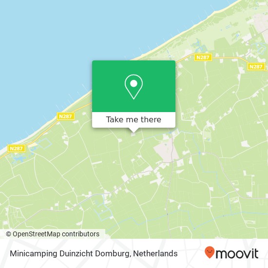 Minicamping Duinzicht Domburg, Schamsweg 2 map