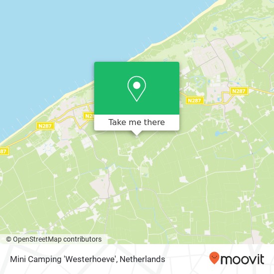 Mini Camping 'Westerhoeve' map