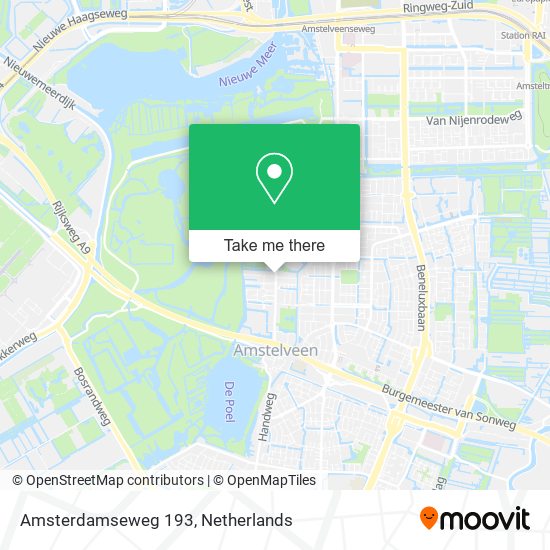 Amsterdamseweg 193 map