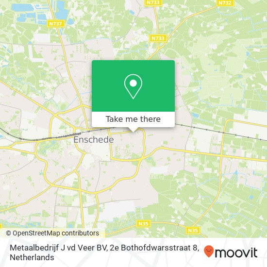 Metaalbedrijf J vd Veer BV, 2e Bothofdwarsstraat 8 map