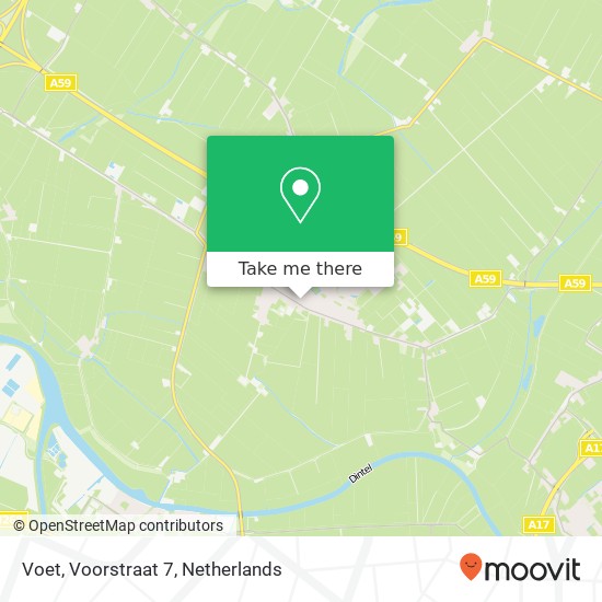 Voet, Voorstraat 7 map