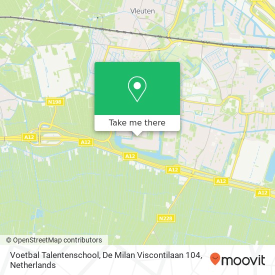 Voetbal Talentenschool, De Milan Viscontilaan 104 map