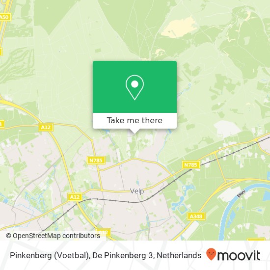 Pinkenberg (Voetbal), De Pinkenberg 3 map