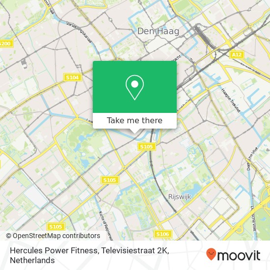 Hercules Power Fitness, Televisiestraat 2K map