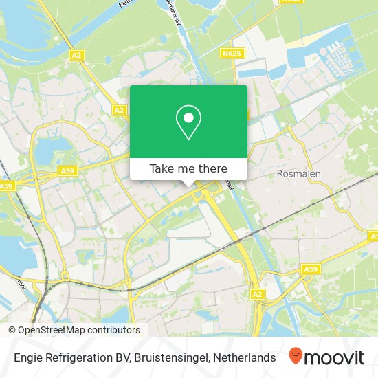 Engie Refrigeration BV, Bruistensingel map