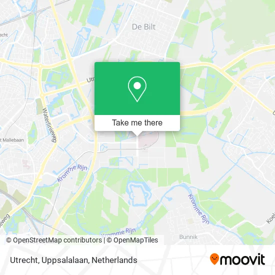 Utrecht, Uppsalalaan map