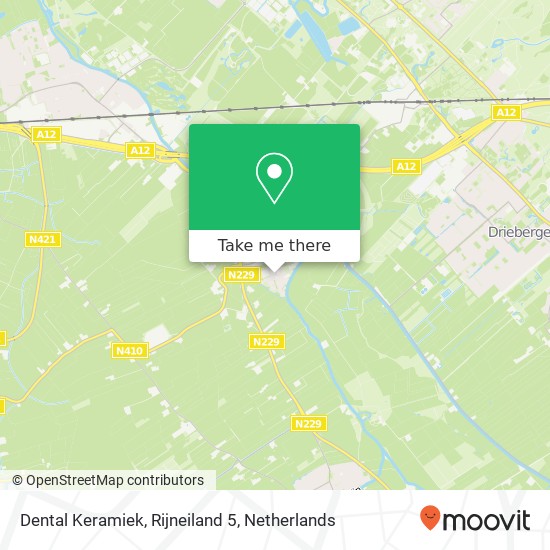 Dental Keramiek, Rijneiland 5 Karte