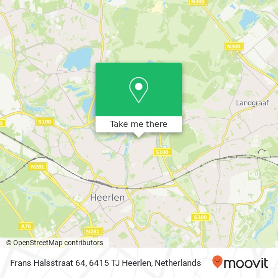 Frans Halsstraat 64, 6415 TJ Heerlen map