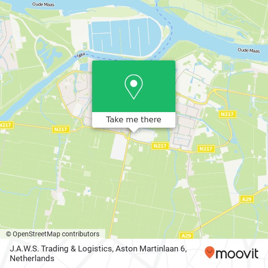 J.A.W.S. Trading & Logistics, Aston Martinlaan 6 map