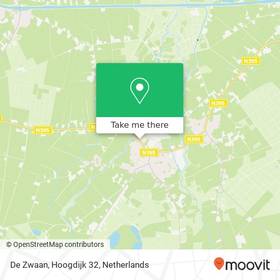 De Zwaan, Hoogdijk 32 map