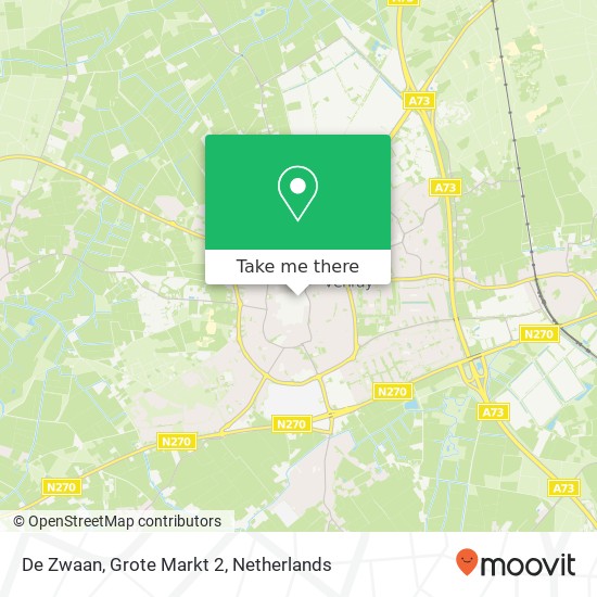 De Zwaan, Grote Markt 2 map