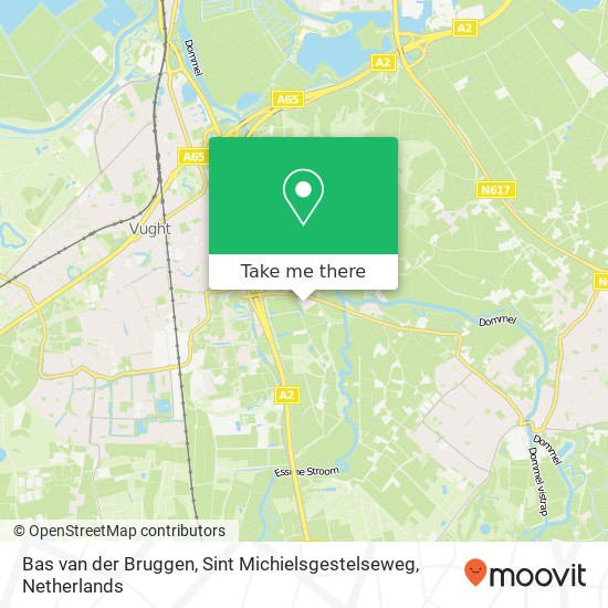 Bas van der Bruggen, Sint Michielsgestelseweg map