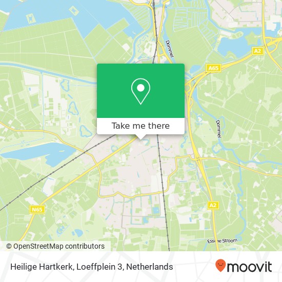 Heilige Hartkerk, Loeffplein 3 map