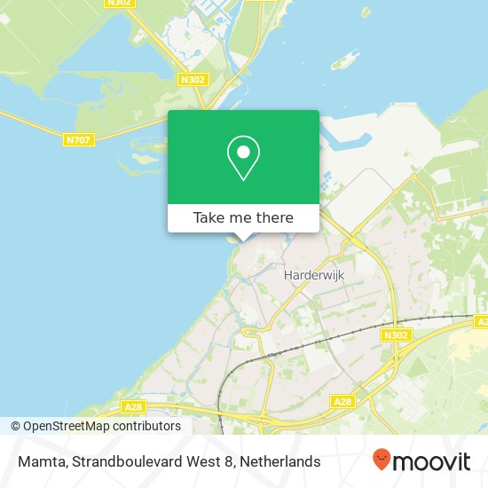 Mamta, Strandboulevard West 8 map