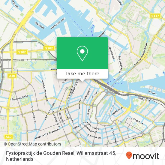 Fysiopraktijk de Gouden Reael, Willemsstraat 45 map