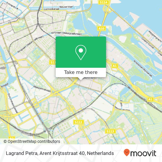 Lagrand Petra, Arent Krijtsstraat 40 map