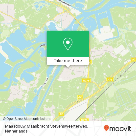 Maasgouw Maasbracht Stevensweerterweg Karte