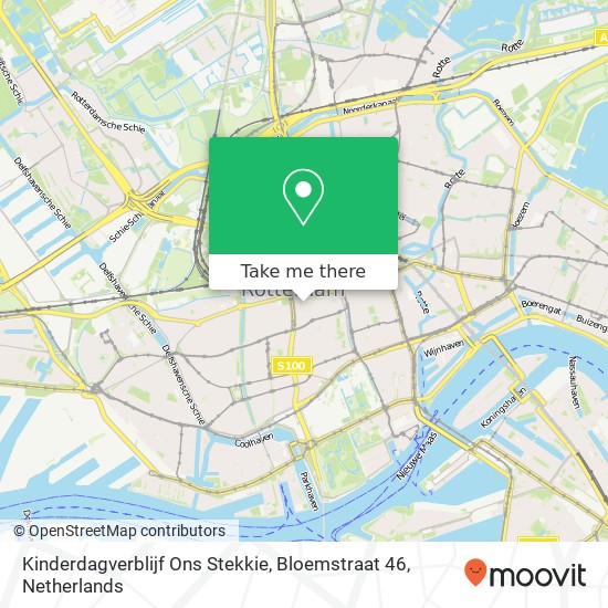 Kinderdagverblijf Ons Stekkie, Bloemstraat 46 map