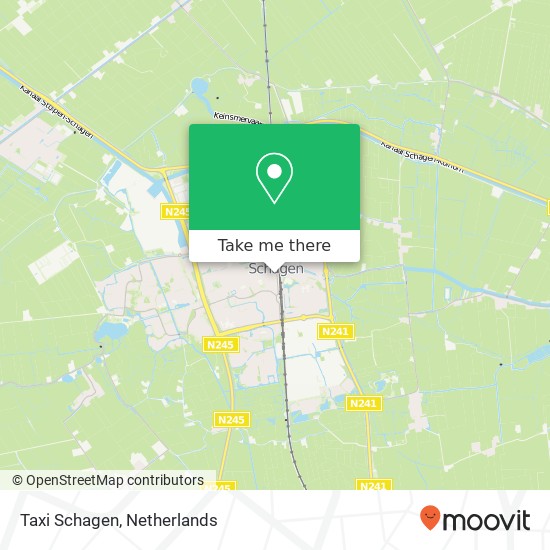 Taxi Schagen map