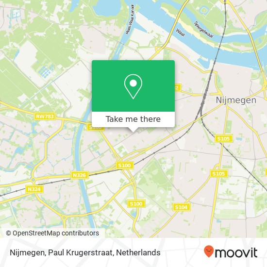 Nijmegen, Paul Krugerstraat map