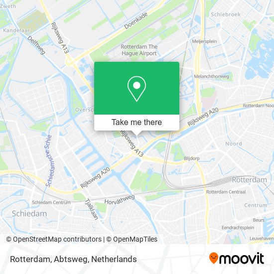 Rotterdam, Abtsweg Karte