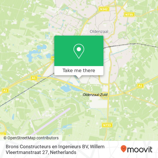 Brons Constructeurs en Ingenieurs BV, Willem Vleertmanstraat 27 Karte