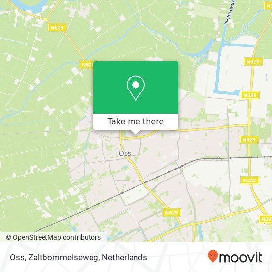 Oss, Zaltbommelseweg Karte