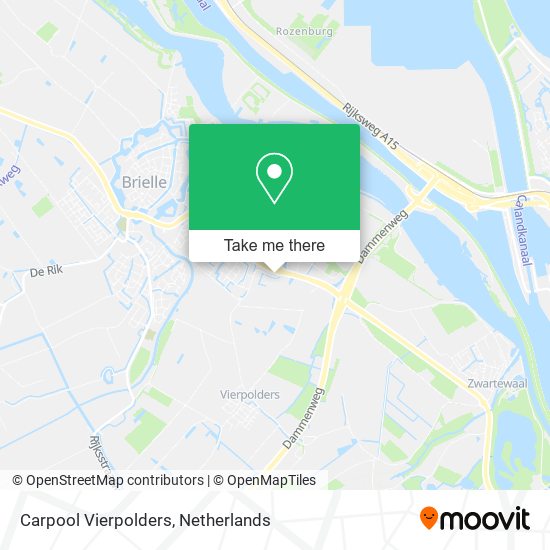 Carpool Vierpolders map