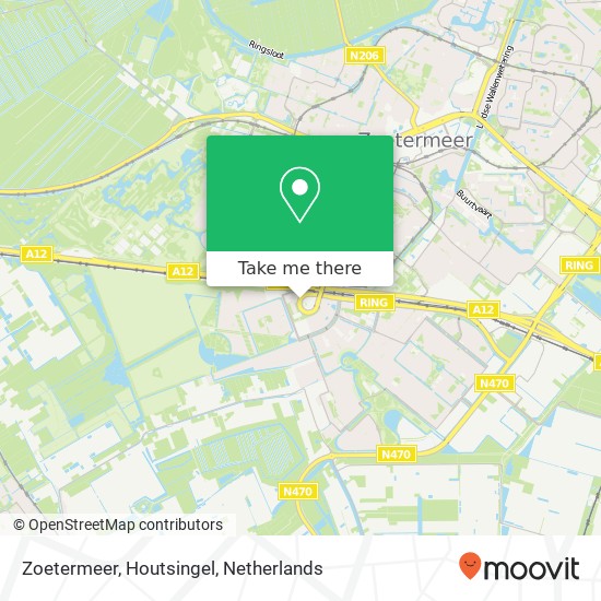 Zoetermeer, Houtsingel Karte
