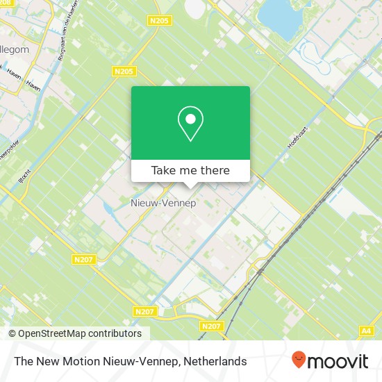 The New Motion Nieuw-Vennep map