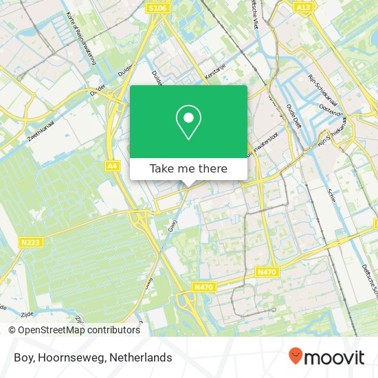 Boy, Hoornseweg Karte