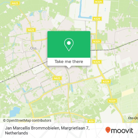 Jan Marcellis Brommobielen, Margrietlaan 7 map