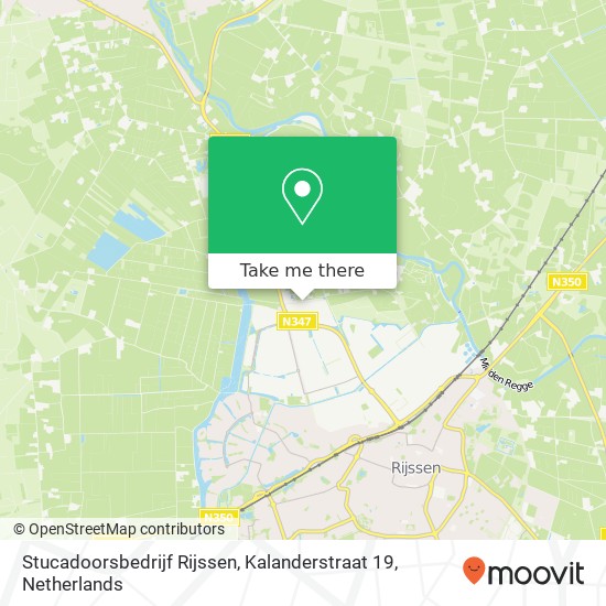Stucadoorsbedrijf Rijssen, Kalanderstraat 19 map