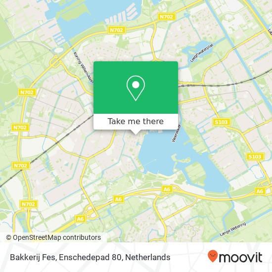 Bakkerij Fes, Enschedepad 80 map