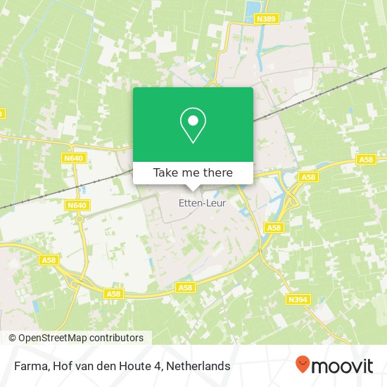 Farma, Hof van den Houte 4 Karte