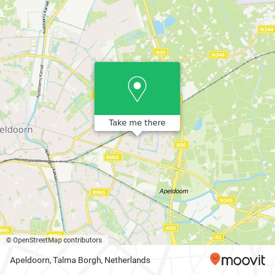 Apeldoorn, Talma Borgh map