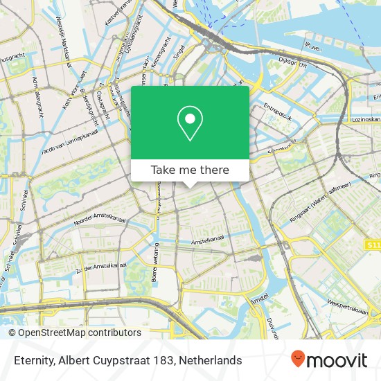 Eternity, Albert Cuypstraat 183 map