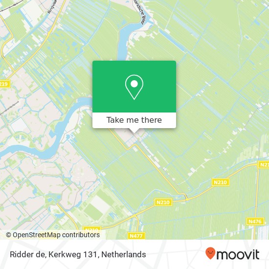 Ridder de, Kerkweg 131 map