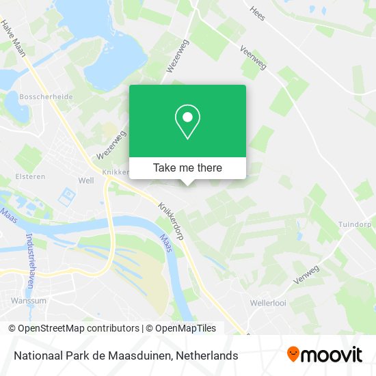 Nationaal Park de Maasduinen map