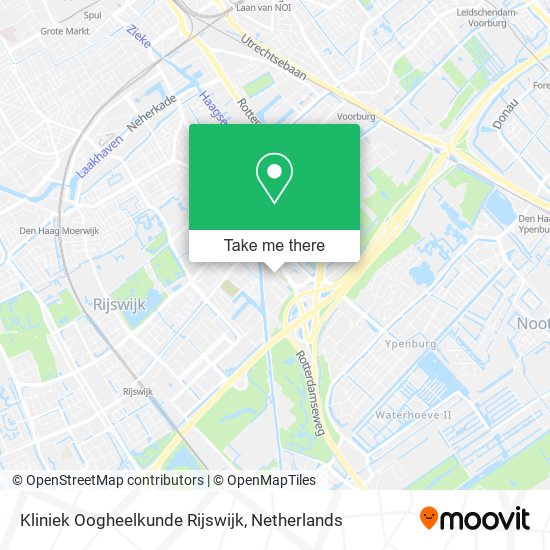 Kliniek Oogheelkunde Rijswijk map