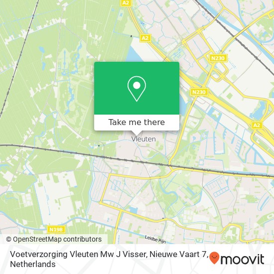 Voetverzorging Vleuten Mw J Visser, Nieuwe Vaart 7 map