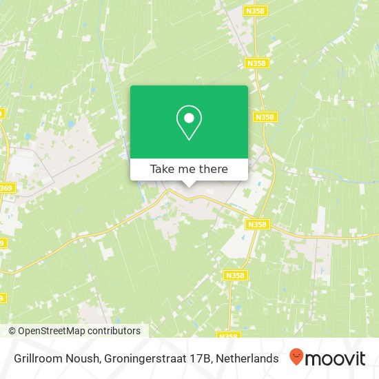 Grillroom Noush, Groningerstraat 17B map