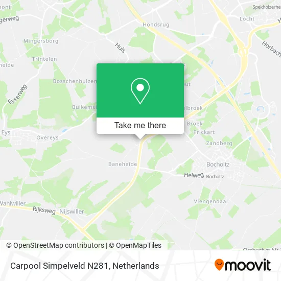 Carpool Simpelveld N281 map